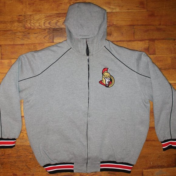 2007-08 G-III Ottawa Senators Reversible Jacket + Reebok Hat - Picture 6 of 14